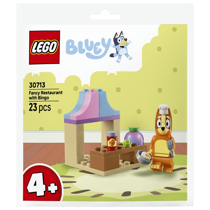 Lego 30713 Bluey Set Costruzioni Al Ristorante con Bingo Polybag 23 pezzi eta' 4+
