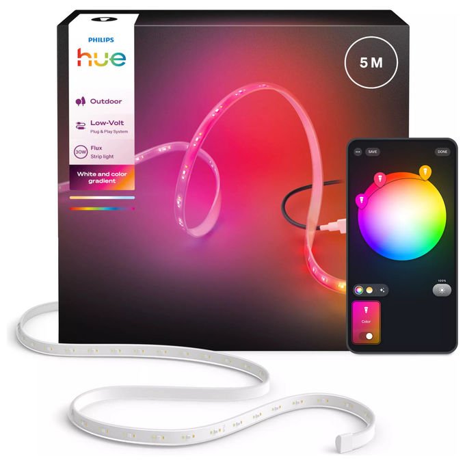 Philips 8721103088970 Hue Striscia LED intelligente 30 W 3000 lm RGB colore Multicolore
