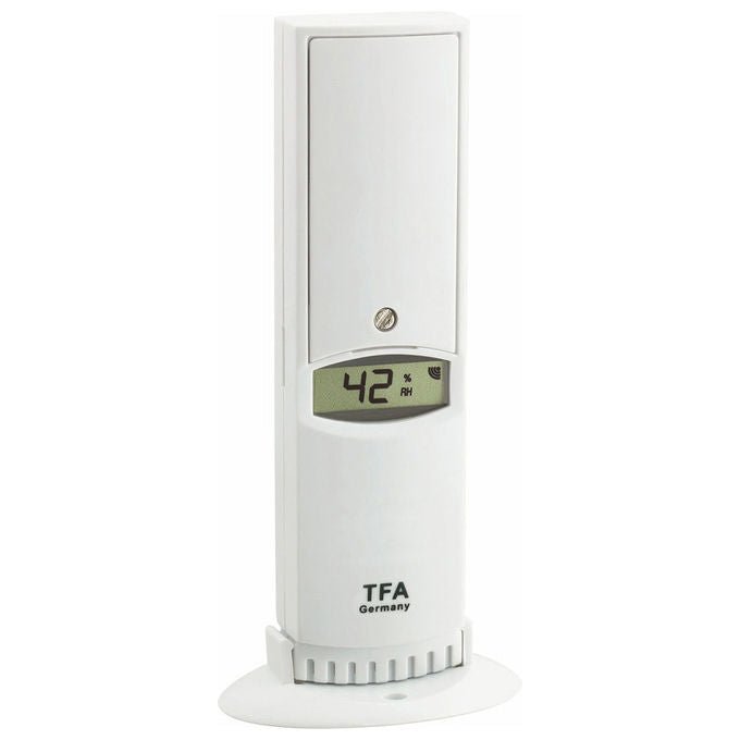 TFA Dostmann 31.4012.02 WeatherHub Set di Avvio Termoigrometro Monitoraggio Temperatura e Umidita' fino a 200 m 868 MHz colore Bianco