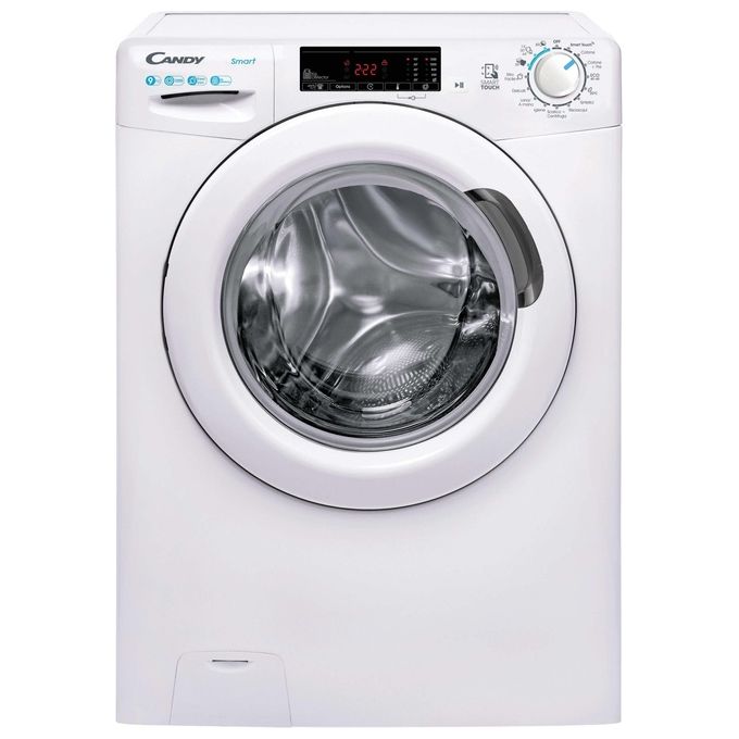 Candy CSS 129TW4-11 Smart Lavatrice Frontale 9 Kg 1200 rpm Classe B NFC Vapore (85x60x52 cm) colore Bianco