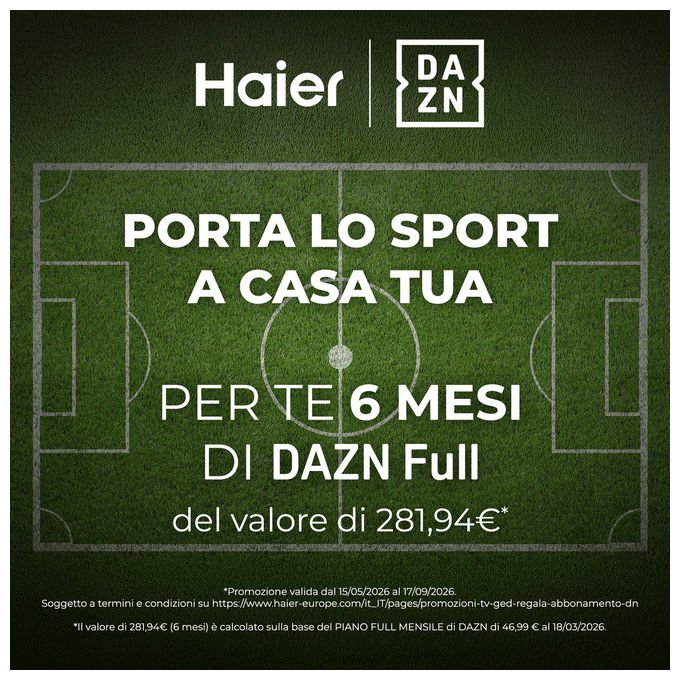 Haier HWD100BP16357UIT Lavasciuga 10-6 Kg 1600 rpm Classe A Wi-Fi Vapore (85x59,5x59,8 cm) colore Bianco