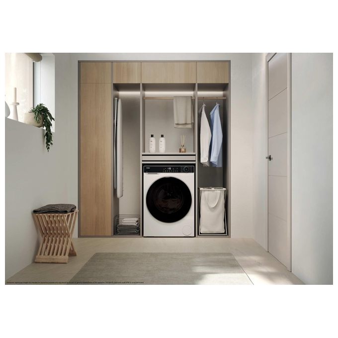 Haier HWD100BP16357UIT Lavasciuga 10-6 Kg 1600 rpm Classe A Wi-Fi Vapore (85x59,5x59,8 cm) colore Bianco