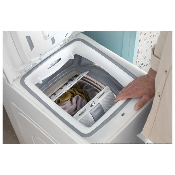 Candy 31021071 ProWash 500 Lavatrice Caricamento dall'alto 7 Kg 1200 rpm Classe A Inverter Wi-Fi Smart Wash (40.5x60x86 cm) colore Bianco