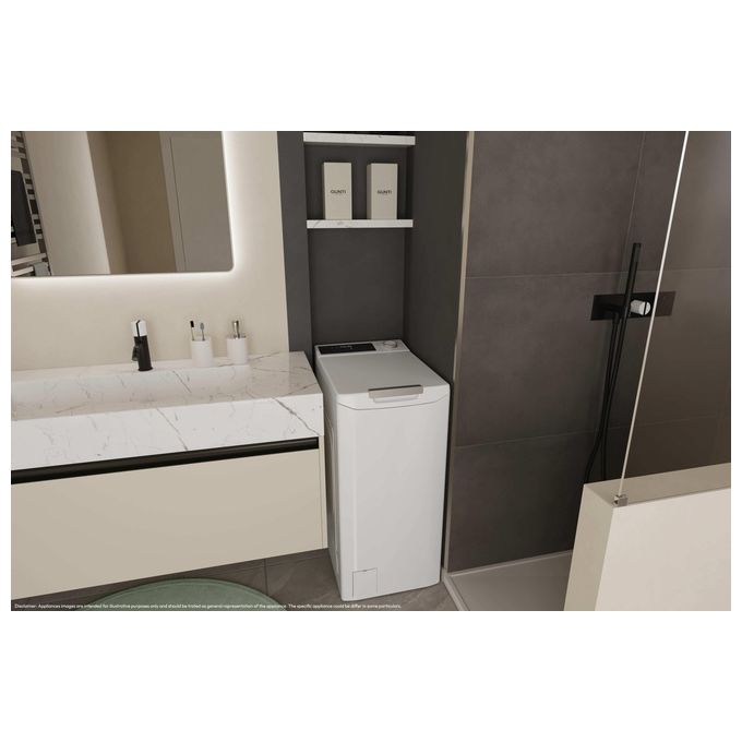 Candy 31021071 ProWash 500 Lavatrice Caricamento dall'alto 7 Kg 1200 rpm Classe A Inverter Wi-Fi Smart Wash (40.5x60x86 cm) colore Bianco