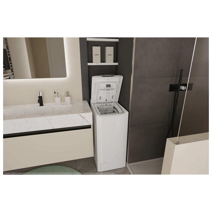 Candy 31021071 ProWash 500 Lavatrice Caricamento dall'alto 7 Kg 1200 rpm Classe A Inverter Wi-Fi Smart Wash (40.5x60x86 cm) colore Bianco