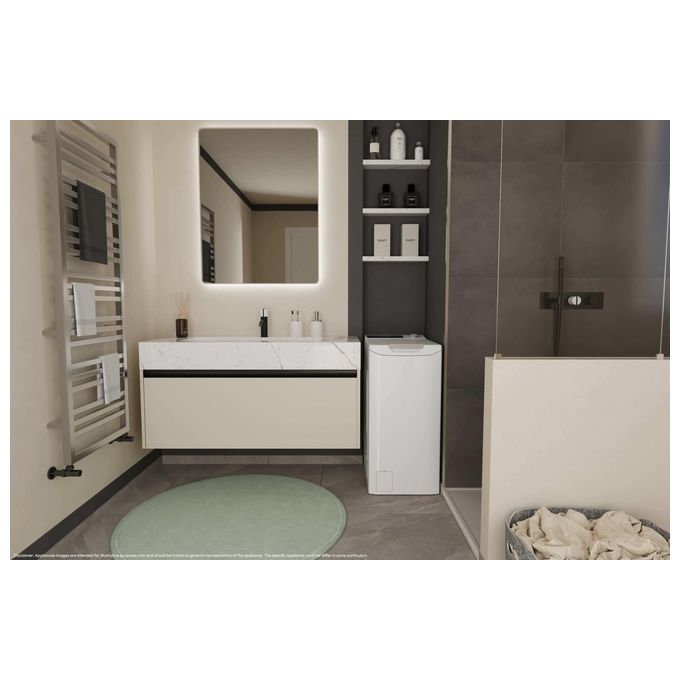 Candy 31021071 ProWash 500 Lavatrice Caricamento dall'alto 7 Kg 1200 rpm Classe A Inverter Wi-Fi Smart Wash (40.5x60x86 cm) colore Bianco