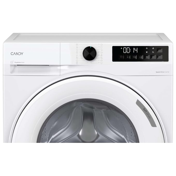 Candy 31021139 GD 411L10-S Lavatrice Caricamento frontale 11 Kg 1400 rpm Classe A Wi-Fi Funzione vapore (60x61x85 cm) colore Bianco