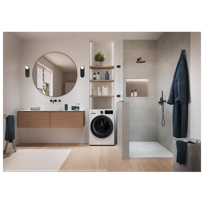 Hoover 31021247 H-Care 300 Lavatrice Caricamento frontale 8 Kg 1400 rpm Classe A (60x55.8x85 cm) colore Bianco
