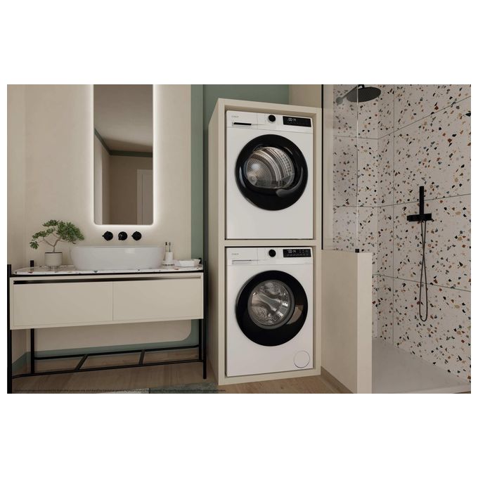 Candy 31102979 ProDry 300 Asciugatrice Pompa di Calore 10 Kg Classe E AI Smart Move Easy Iron Plus (84.5x59.5x61.6 cm) colore Bianco