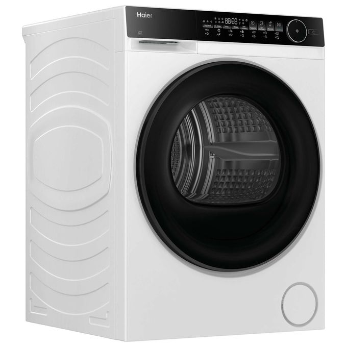 Haier HD90-C367LU1-S Asciugatrice Libera installazione 9 Kg Classe C Pompa di calore Wi-Fi (59.5x68.5x84.5 cm) colore Bianco Nero
