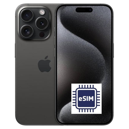 Apple iPhone 15 Pro 128GB Black Titanium MTUV3QL-A 6.1' eSIM Titanio Nero [Grade B]