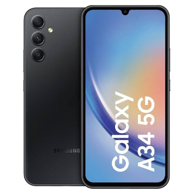 Smartphone Samsung Galaxy A34 5G SM-A346B 128GB 6.6' SuperAMOLED 48MP Graphite [Grade C]