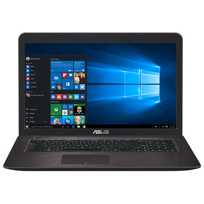 Notebook Asus K756U Core i5-7200U 2.5GHz 8GB 256GB SSD 17.3' Windows 10 Home [Grade B]
