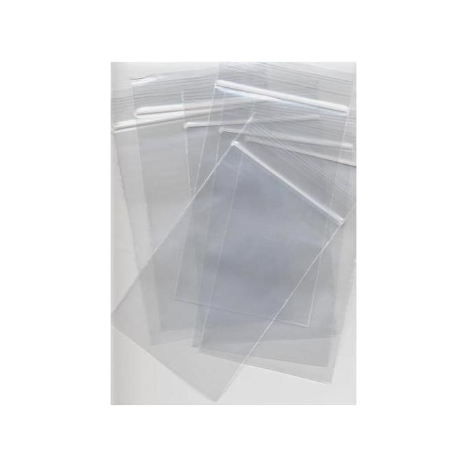 Viva Confezione 100 Buste a Zip 350x450mm Trasparente