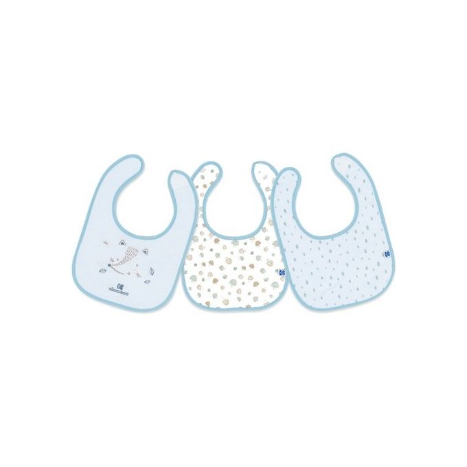 Kikka Boo Set Bavaglini Little Fox Blue