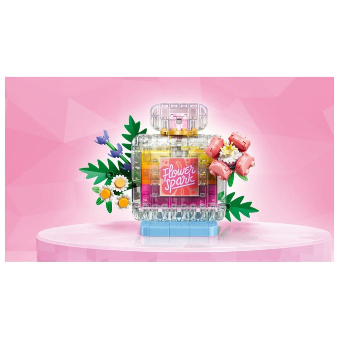 Lego 31383 Creator Set di Costruzioni 3 in 1 Boccetta di Profumo con Decorazione Floreale 286 pezzi 8+