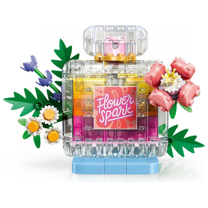 Lego 31383 Creator Set di Costruzioni 3 in 1 Boccetta di Profumo con Decorazione Floreale 286 pezzi 8+