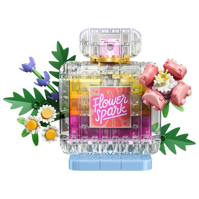 Lego 31383 Creator Set di Costruzioni 3 in 1 Boccetta di Profumo con Decorazione Floreale 286 pezzi 8+