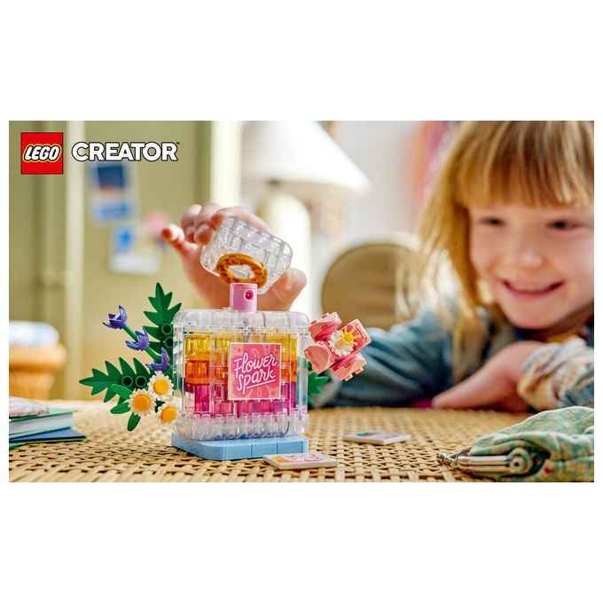 Lego 31383 Creator Set di Costruzioni 3 in 1 Boccetta di Profumo con Decorazione Floreale 286 pezzi 8+