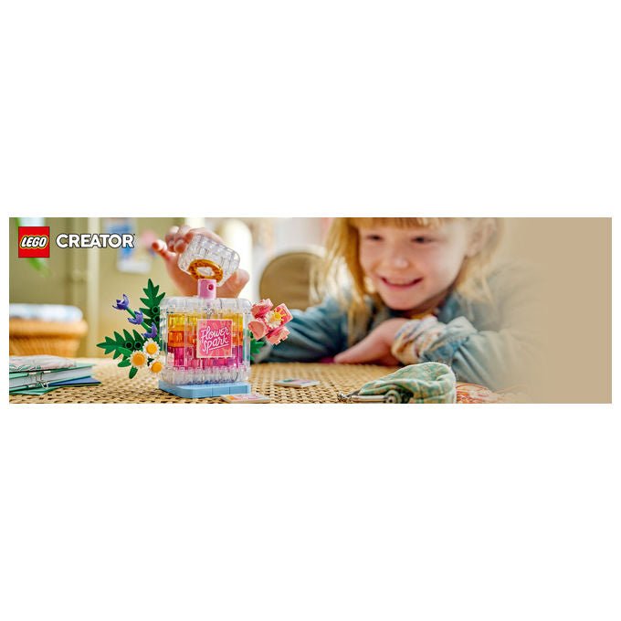 Lego 31383 Creator Set di Costruzioni 3 in 1 Boccetta di Profumo con Decorazione Floreale 286 pezzi 8+