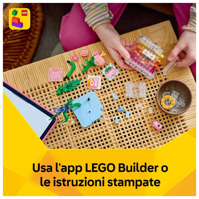Lego 31383 Creator Set di Costruzioni 3 in 1 Boccetta di Profumo con Decorazione Floreale 286 pezzi 8+