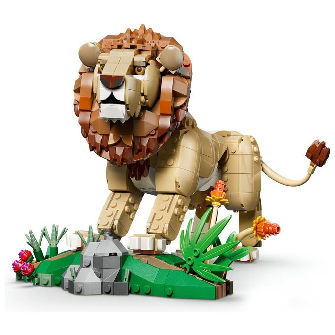 Lego 31386 Creator 3in1 Set Costruzioni Animali Selvatici Leone Maestoso 839 pezzi da 9 anni