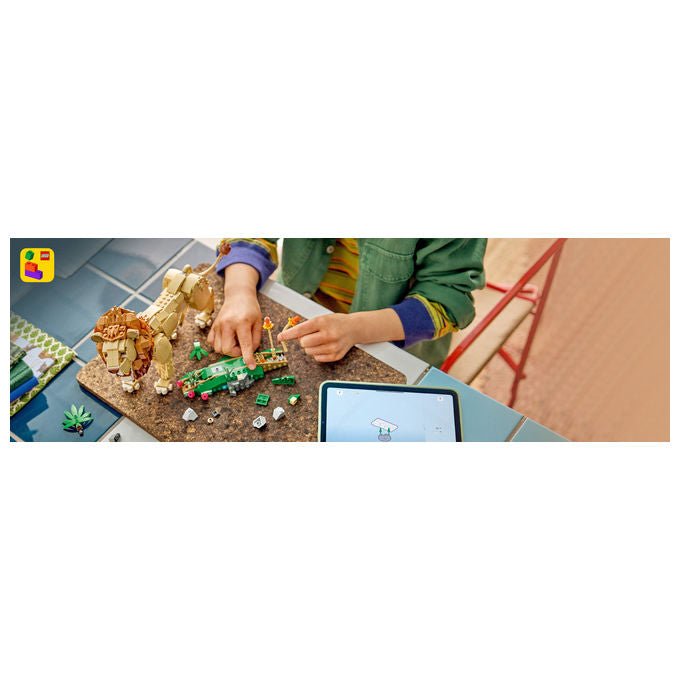 Lego 31386 Creator 3in1 Set Costruzioni Animali Selvatici Leone Maestoso 839 pezzi da 9 anni