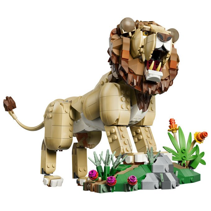 Lego 31386 Creator 3in1 Set Costruzioni Animali Selvatici Leone Maestoso 839 pezzi da 9 anni