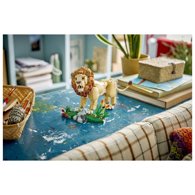 Lego 31386 Creator 3in1 Set Costruzioni Animali Selvatici Leone Maestoso 839 pezzi da 9 anni