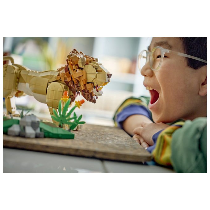 Lego 31386 Creator 3in1 Set Costruzioni Animali Selvatici Leone Maestoso 839 pezzi da 9 anni