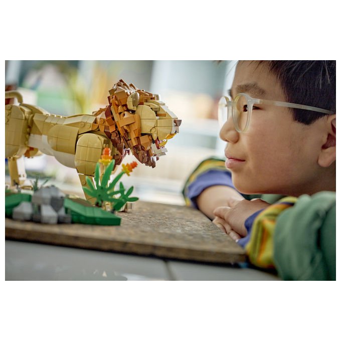 Lego 31386 Creator 3in1 Set Costruzioni Animali Selvatici Leone Maestoso 839 pezzi da 9 anni
