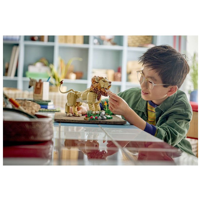 Lego 31386 Creator 3in1 Set Costruzioni Animali Selvatici Leone Maestoso 839 pezzi da 9 anni
