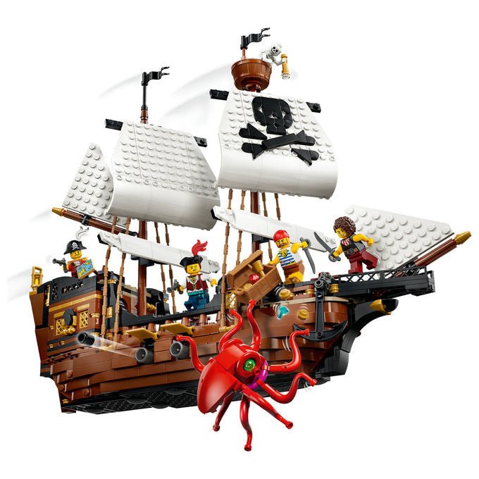 Lego 31387 Creator 3 in 1 Set da Costruzione Nave da Pirata 1074 Pezzi 5 Minifigure 9 Anni colore Multicolore