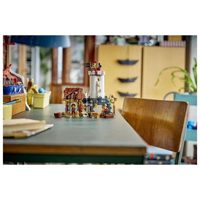 Lego 31387 Creator 3 in 1 Set da Costruzione Nave da Pirata 1074 Pezzi 5 Minifigure 9 Anni colore Multicolore