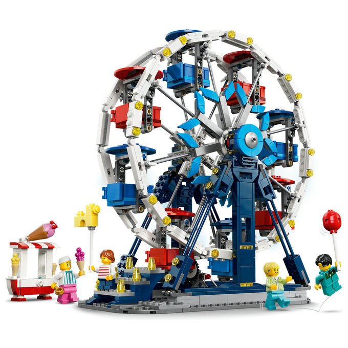 Lego 31389 Creator Set di Costruzione 3 in 1 Ruota Panoramica UFO Giostra 916 pezzi 4 Minifigure da 8 anni