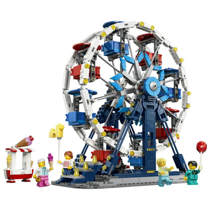 Lego 31389 Creator Set di Costruzione 3 in 1 Ruota Panoramica UFO Giostra 916 pezzi 4 Minifigure da 8 anni