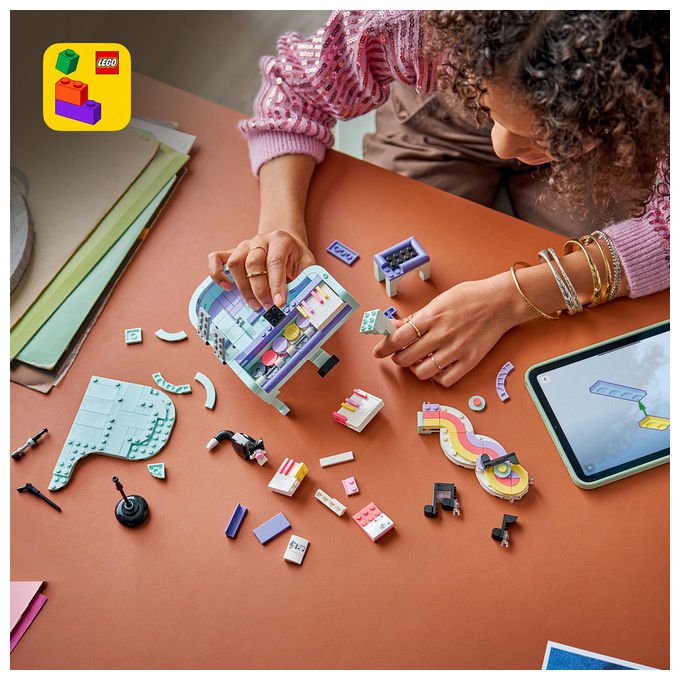 Lego 31392 Creator 3 in 1 Set Costruzioni Pianoforte Decorativo con Gatto Radio Giradischi 485 pezzi da 9 anni