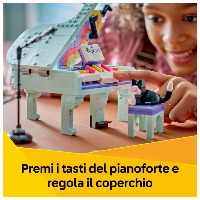 Lego 31392 Creator 3 in 1 Set Costruzioni Pianoforte Decorativo con Gatto Radio Giradischi 485 pezzi da 9 anni