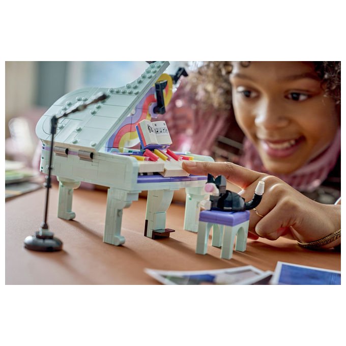 Lego 31392 Creator 3 in 1 Set Costruzioni Pianoforte Decorativo con Gatto Radio Giradischi 485 pezzi da 9 anni