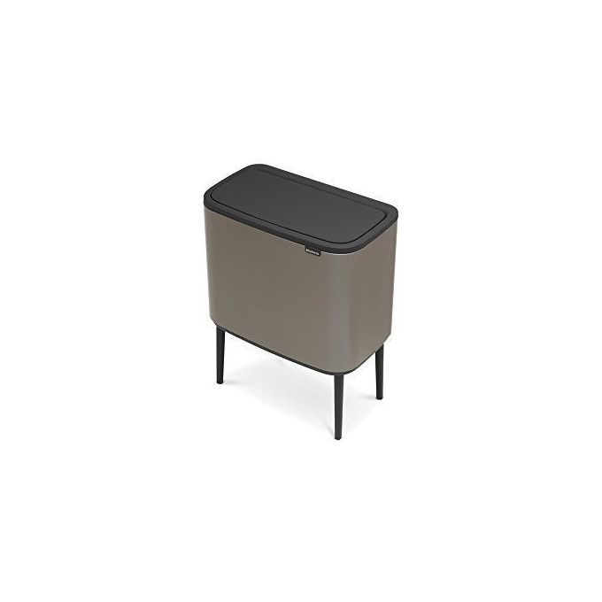 Brabantia Waste Bin Bo Touch Bin Pattumiera Platinum 3 x 11 Litri