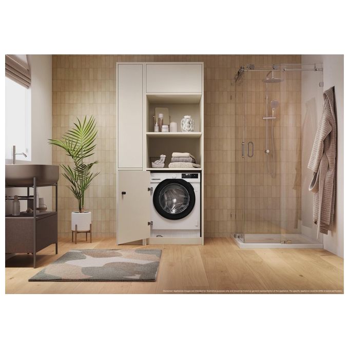Hoover INCASSO 31801207 Lavabiancheria da incasso Capacita' 8 Kg 1400 rpm Classe A++ (60x60x85 cm) colore Bianco