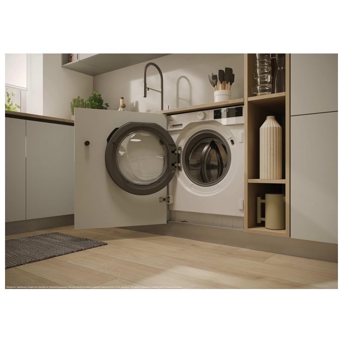 Hoover INCASSO 31801207 Lavabiancheria da incasso Capacita' 8 Kg 1400 rpm Classe A++ (60x60x85 cm) colore Bianco