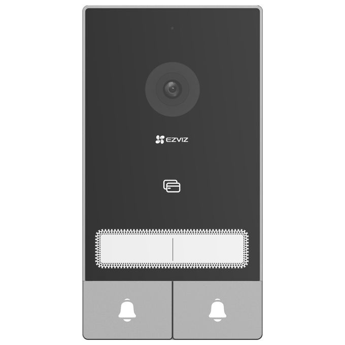 Ezviz 318500248 Kit HP7 Sistema per Video-citofono 17,8 cm (7'') Risoluzione 1024 x 600 Pixel Wi-Fi 2,4-5 GHz Colore Nero Argento