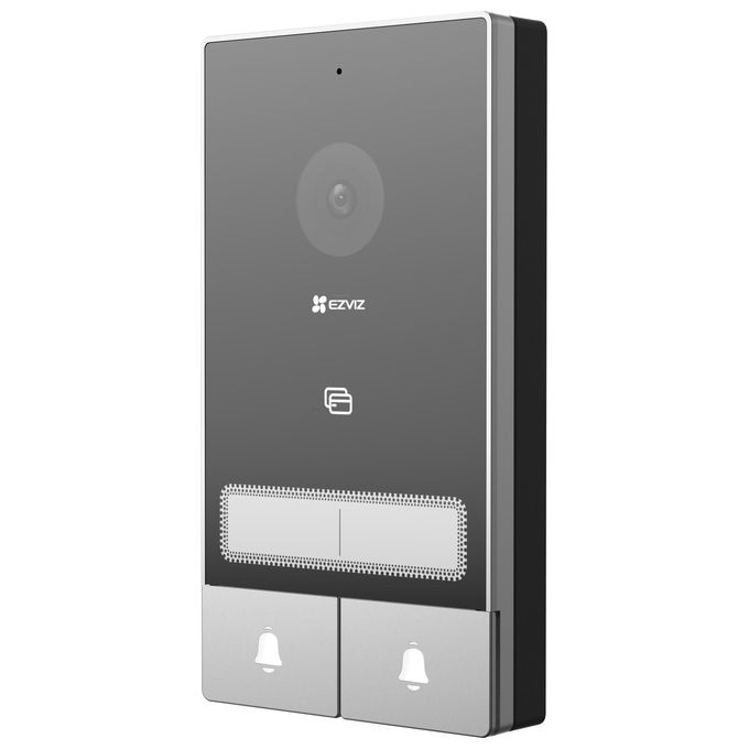 Ezviz 318500248 Kit HP7 Sistema per Video-citofono 17,8 cm (7'') Risoluzione 1024 x 600 Pixel Wi-Fi 2,4-5 GHz Colore Nero Argento