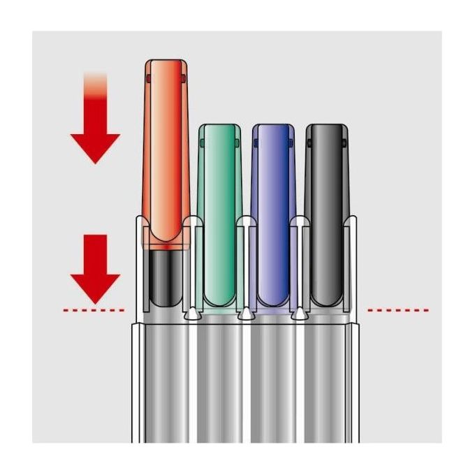 Staedtler Penne Lumocolor Permanent 4 Colori Assortiti 0.6 Mm Fine