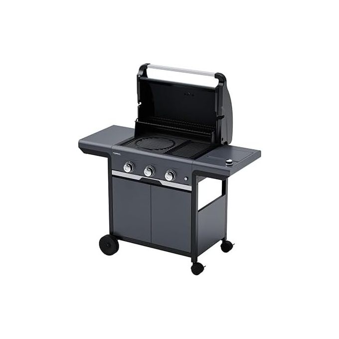 Campingaz Barbecue Gas Select 3 Exs con Griglie in Ghisa e Accensione Piezoelettrica per Cotture Uniformi e Controllo della Temperatura Preciso