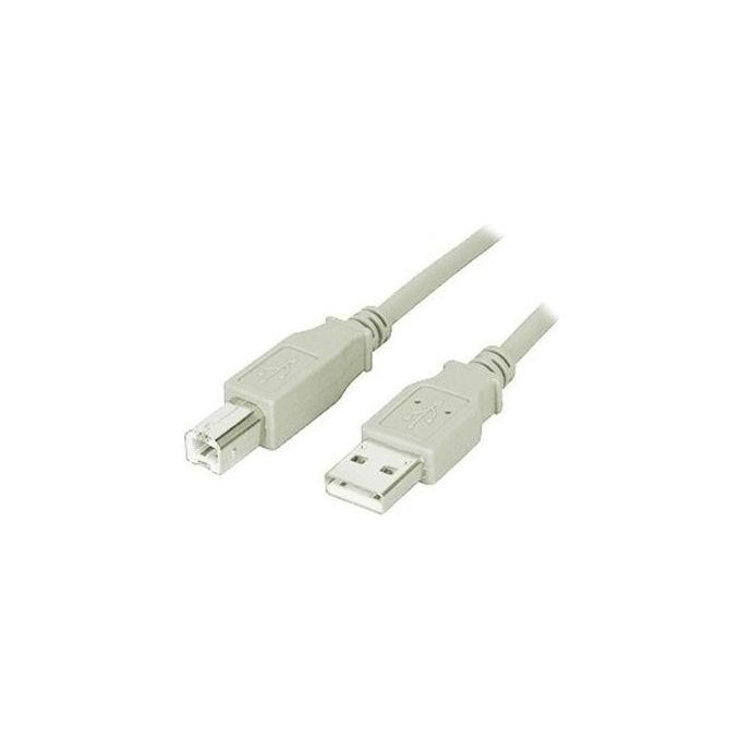 Adj 320-00098 Cavo Usb 2.0 A-B 2mt M-M Beige per Stampanti