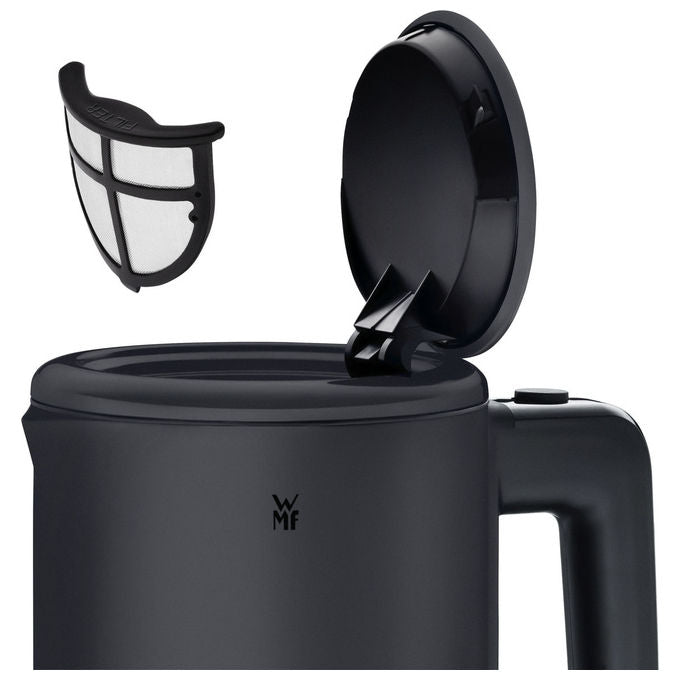 WMF 3200002260 KITCHENminis Bollitore Elettrico 0,8 L 1800 W Acciaio Inossidabile colore Nero