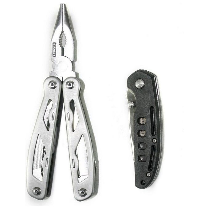 Stanley Kit Coltello+Pinza Multiuso