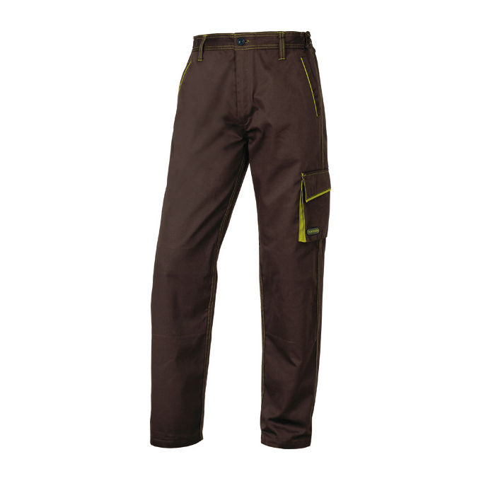 Deltaplus Pantaloni Panostyle Marrone-Verde Taglia L